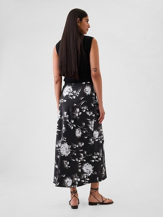 Satin Maxi Skirt Product Image