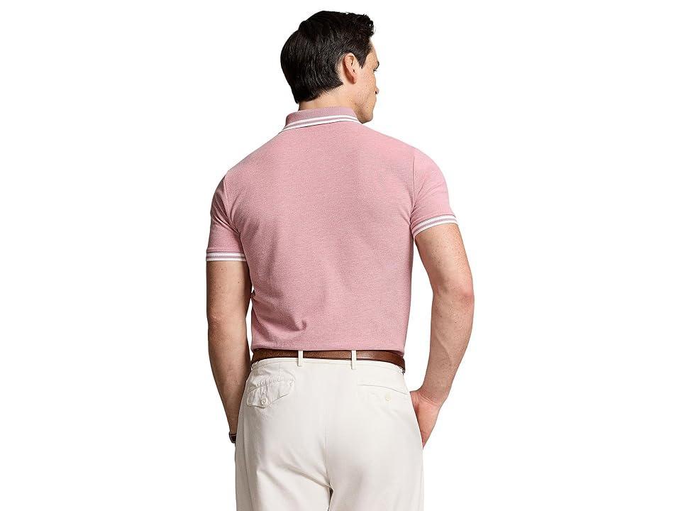 Polo Ralph Lauren Classic Fit Stretch Mesh Polo Shirt (Adirondack Berry/White) Men's Short Sleeve Knit Product Image