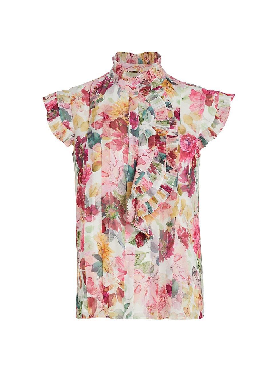 Womens The Chloe Printed Blouse Product Image