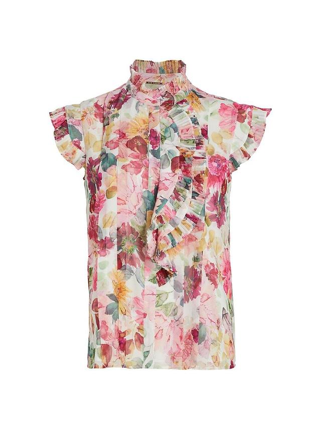 Womens The Chloe Printed Blouse Product Image