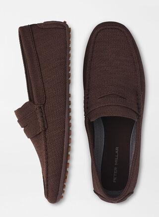 Peter Millar Mens Cruise Knit Driver | Color: Mocha | Size: 13 Product Image