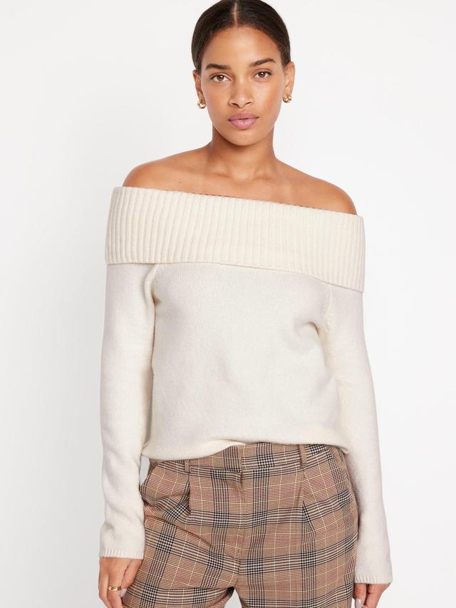 SoSoft Off-the-Shoulder Sweater for Women Product Image