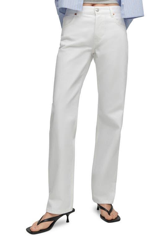 MANGO Straight Leg Jeans Product Image