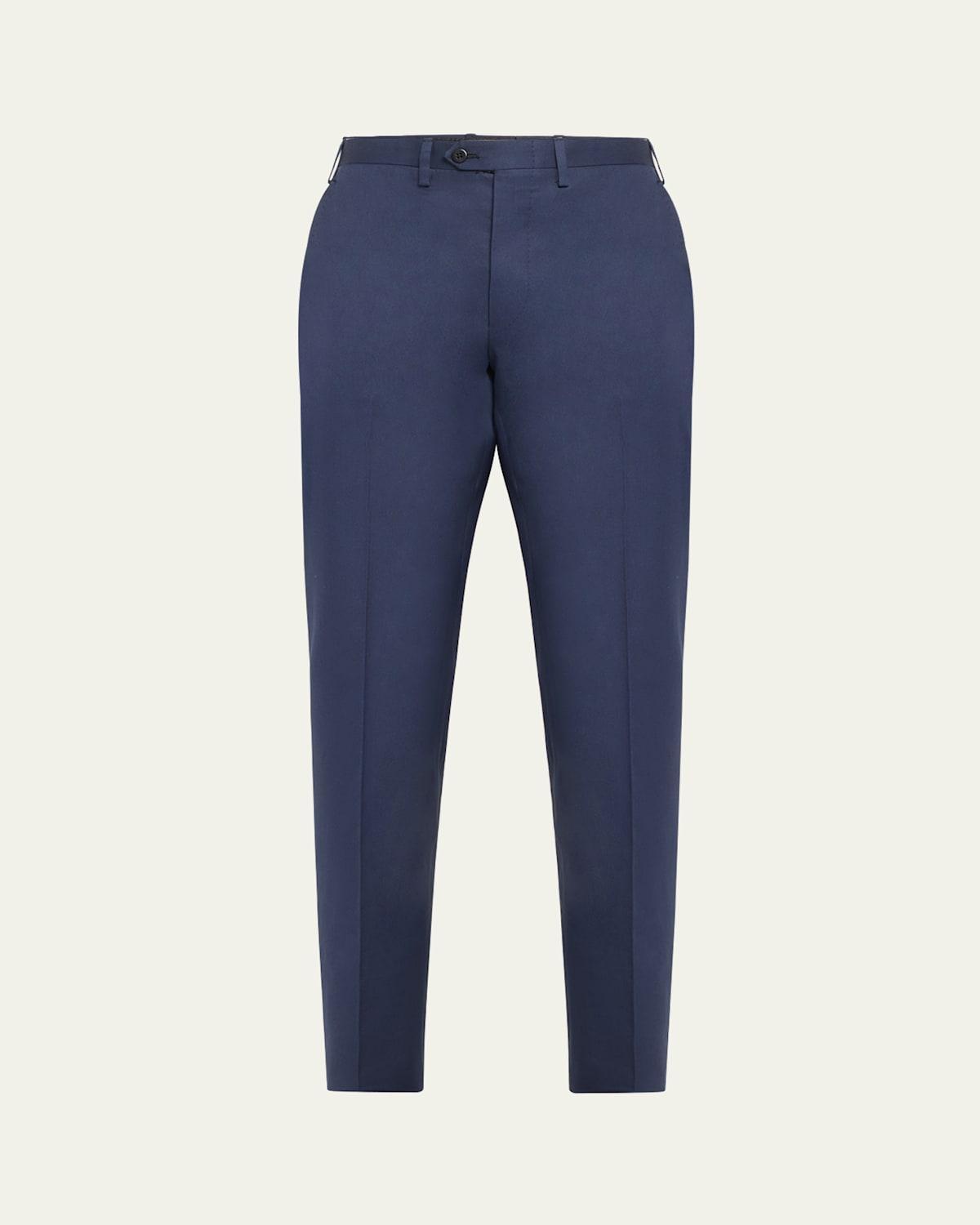 Mens Wool Twill Trousers Product Image