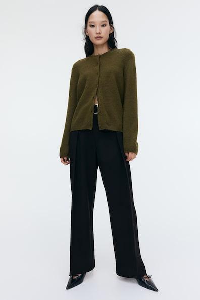 Wide Pants with Belt Detail Product Image