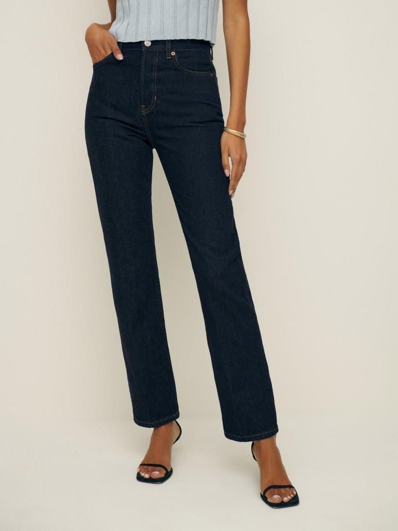 Cynthia High Rise Straight Jeans Product Image