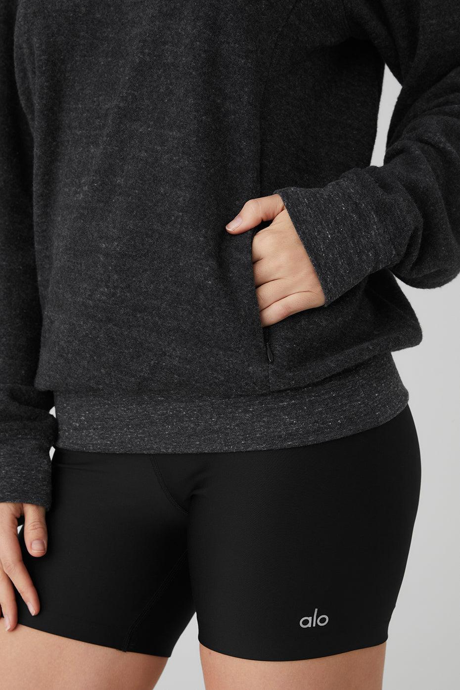 Triumph Crew Neck Sweatshirt - Charcoal Black Triblend Female Product Image