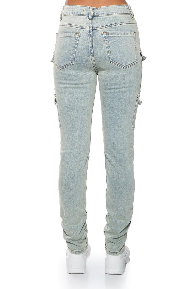 KYLIE STRETCHY SKINNY JEANS MID RISE Product Image