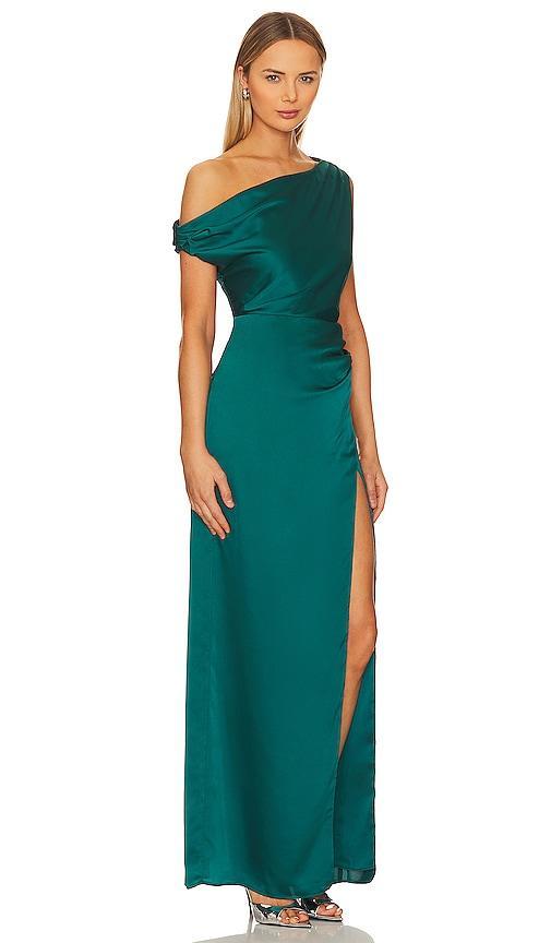 Show Me Your Mumu Jodie Dress in Dark Green. Product Image