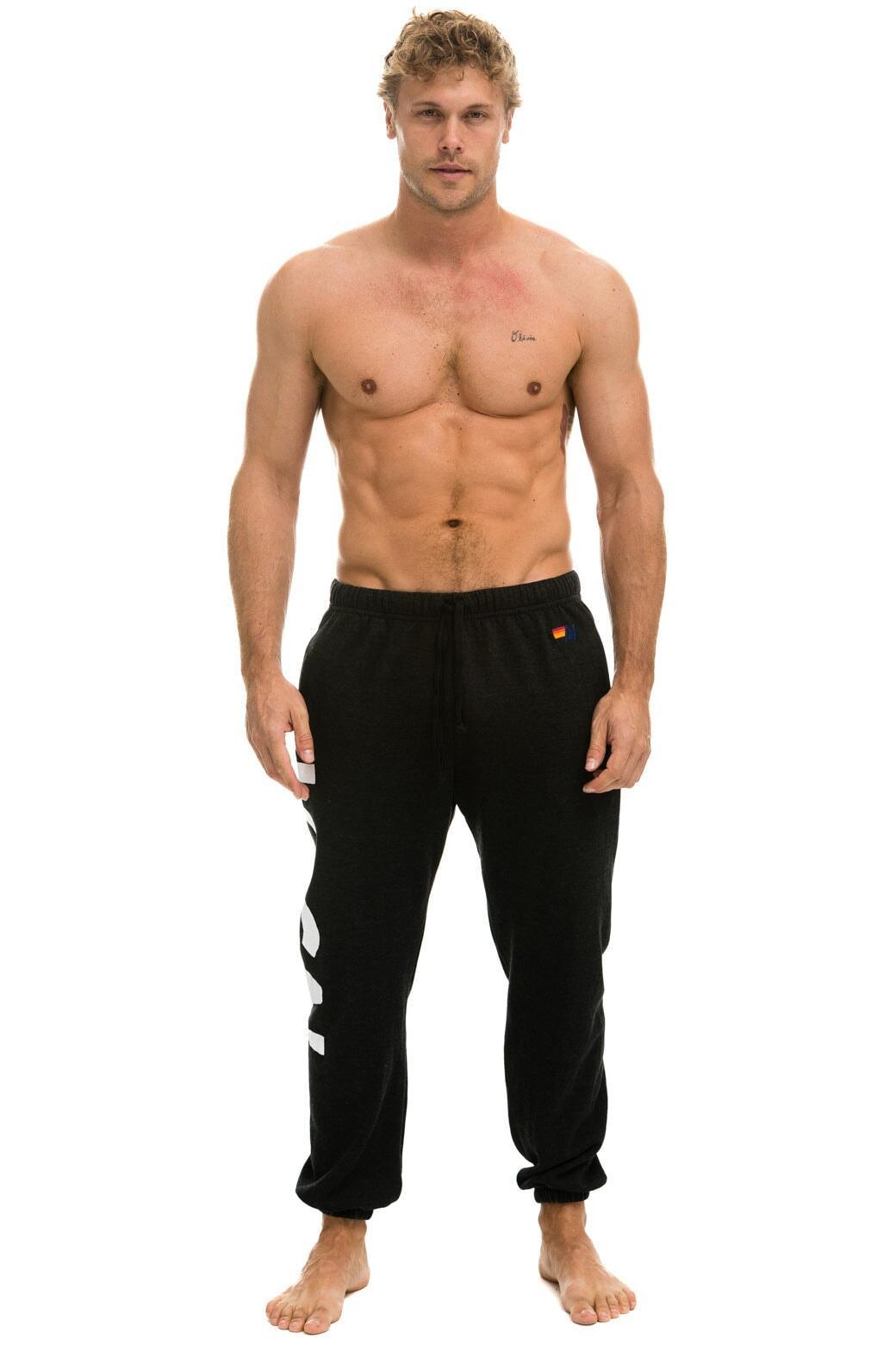 LOCALS ONLY SWEATPANTS - BLACK Male Product Image