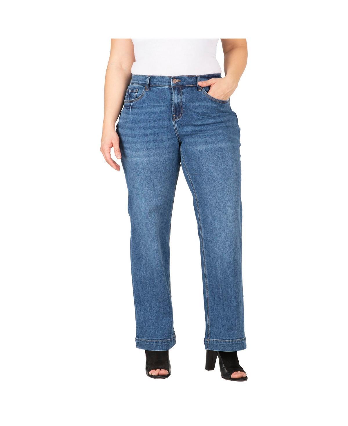 Women's Plus Size Stretch Slim Straight Fit Jeans product image