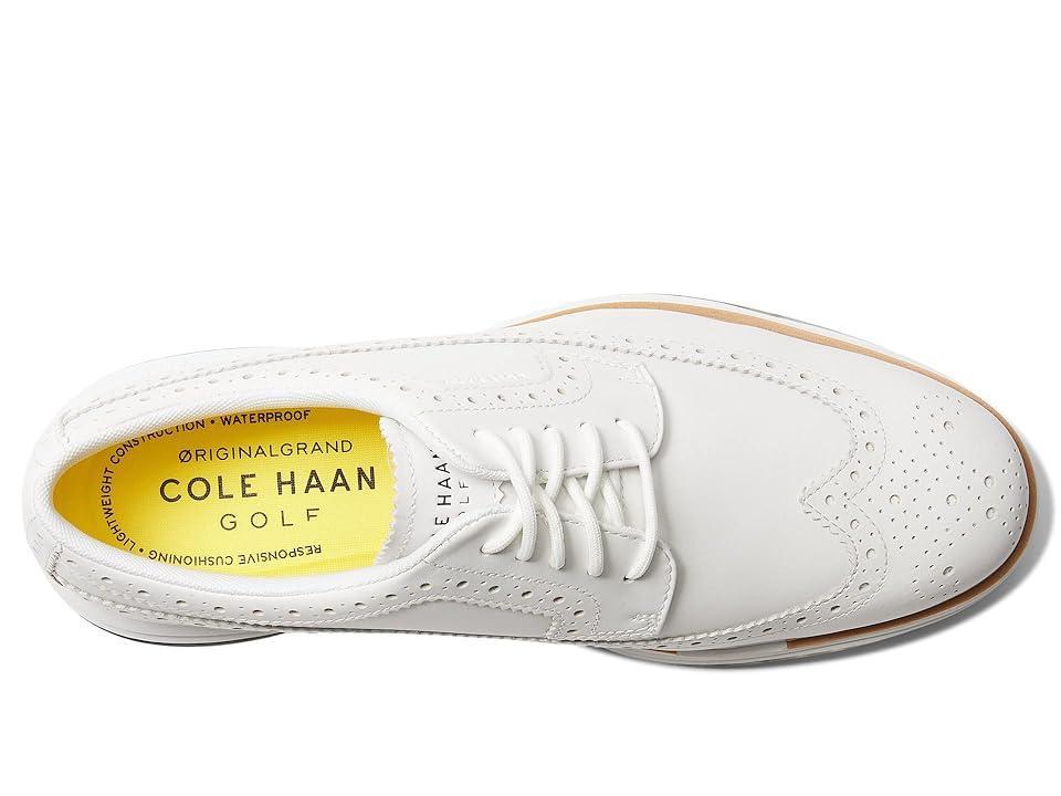 Cole Haan Originalgrand Tour Golf Waterproof (Optic /Natural) Men's Shoes Product Image