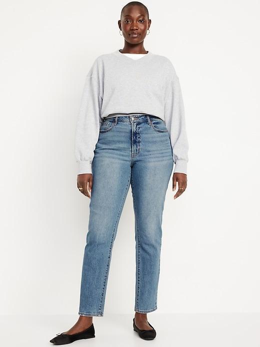 Curvy High-Waisted OG Straight Ankle Jeans Product Image