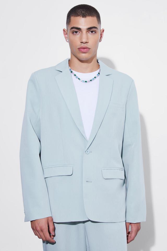 Oversized Single Breasted Suit Jacket | boohooMAN USA Product Image