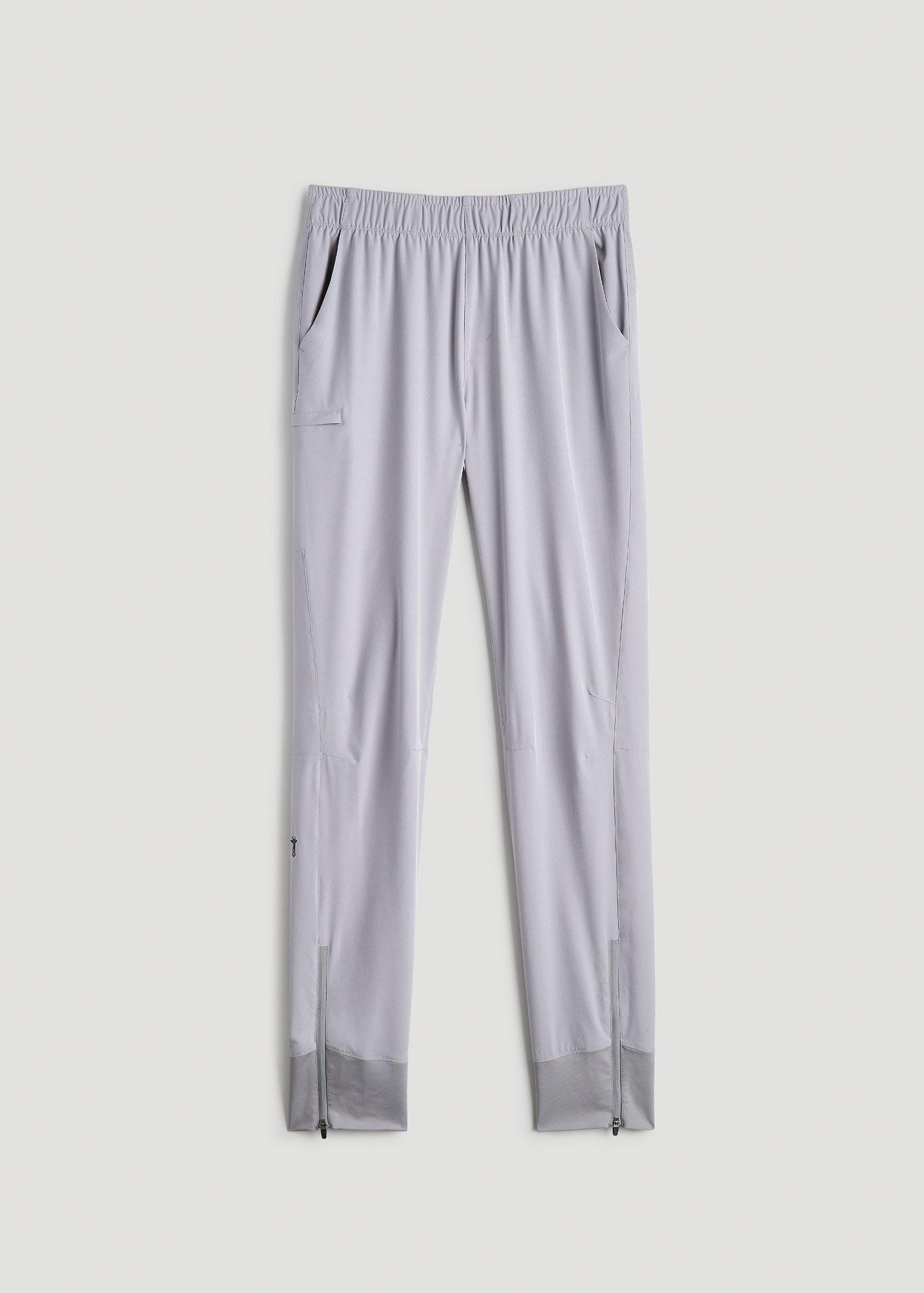 Featherweight Perforated Training Jogger for Tall Men in Light Grey Male Product Image