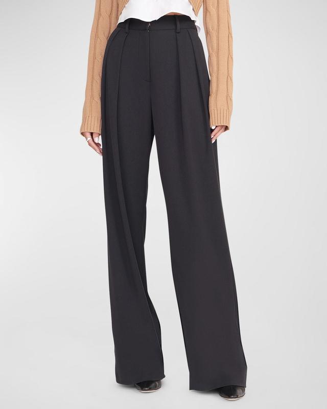 Womens Luisa Pleated-Front Pants Product Image