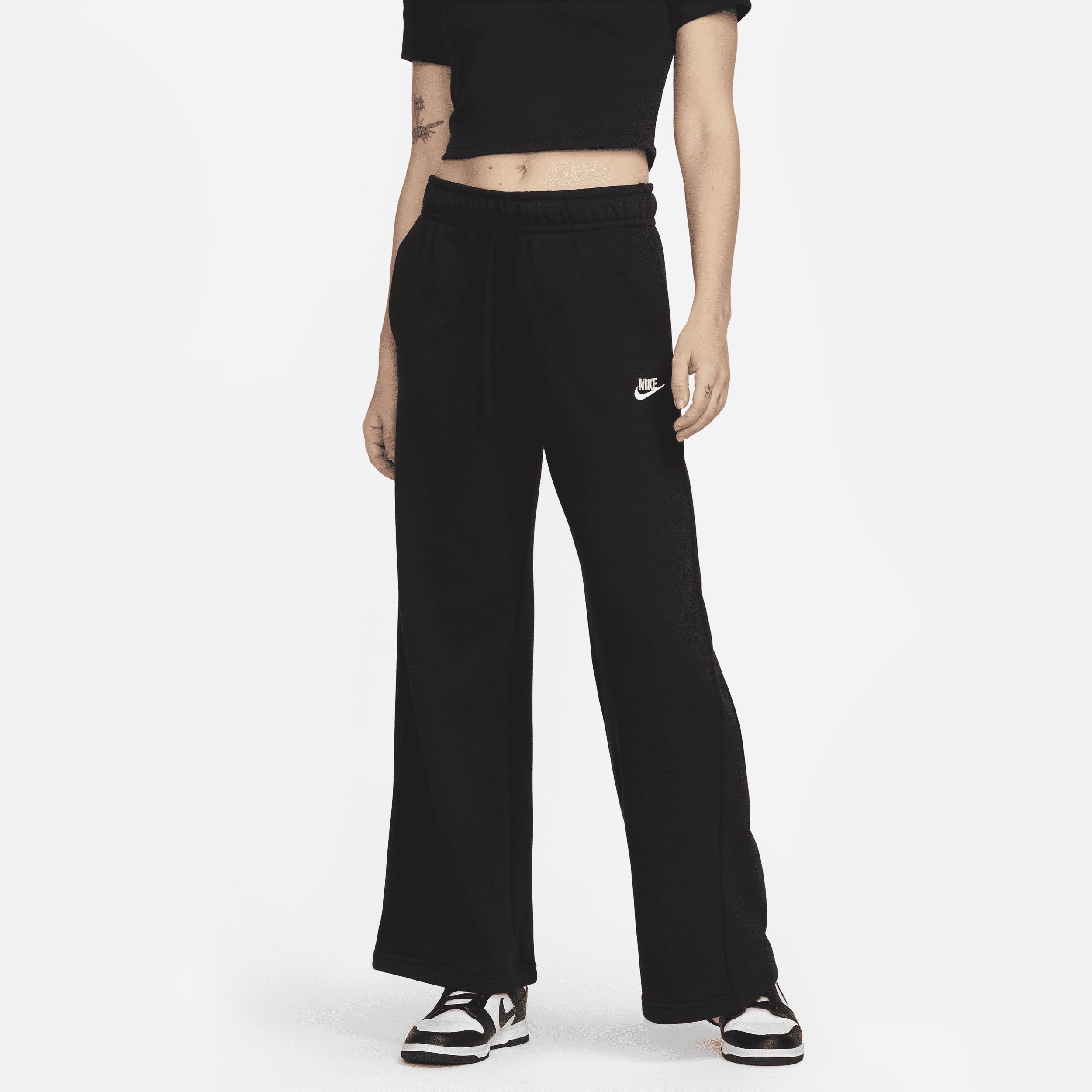 Womens Nike Sportswear Club Fleece Midrise Wide-Leg Pants product image