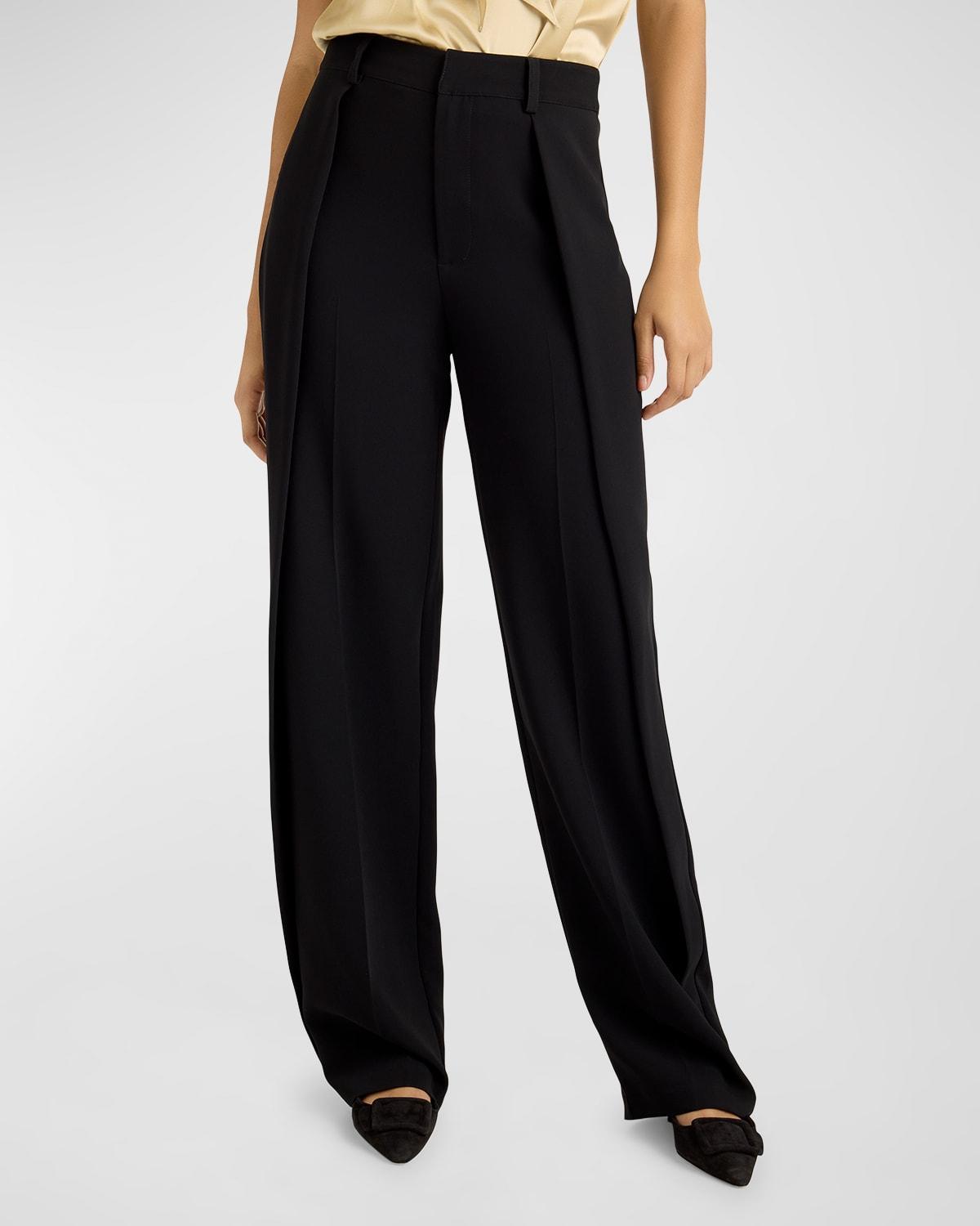 Becca Straight-Leg Crepe Pants Product Image