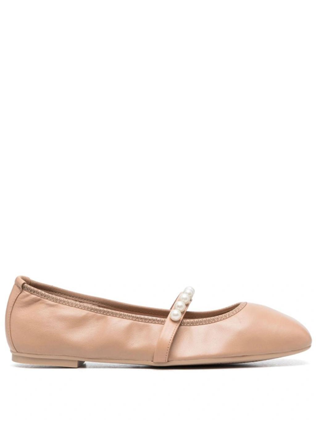 Womens Goldie Leather Ballet Flats Product Image