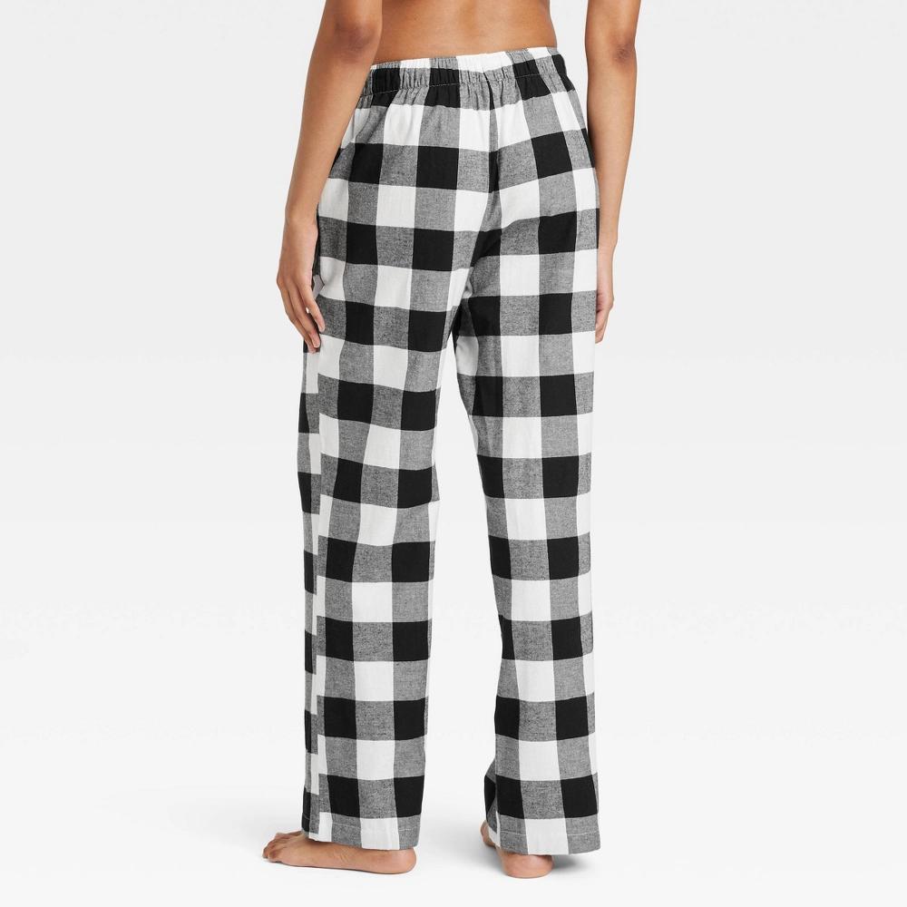 Womens Buffalo Check Flannel Pajama Pants - Auden XL Product Image