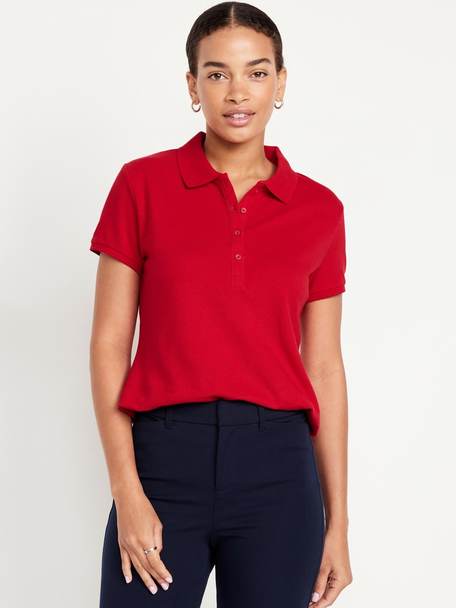 Uniform Pique Polo for Women Product Image