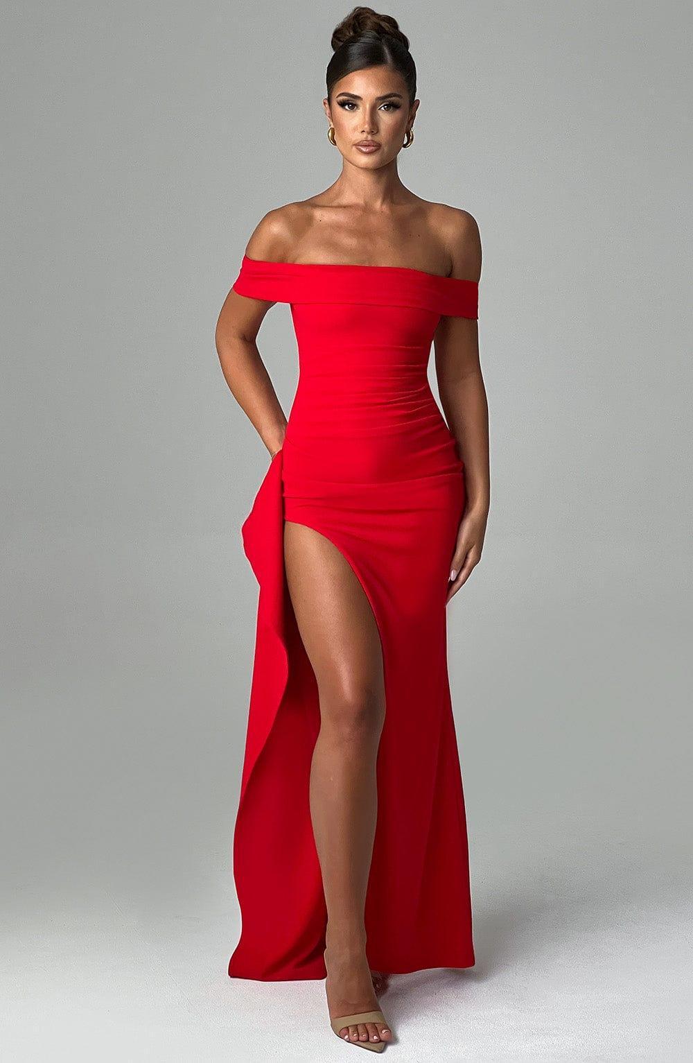 Joyce Maxi Dress - Red Product Image