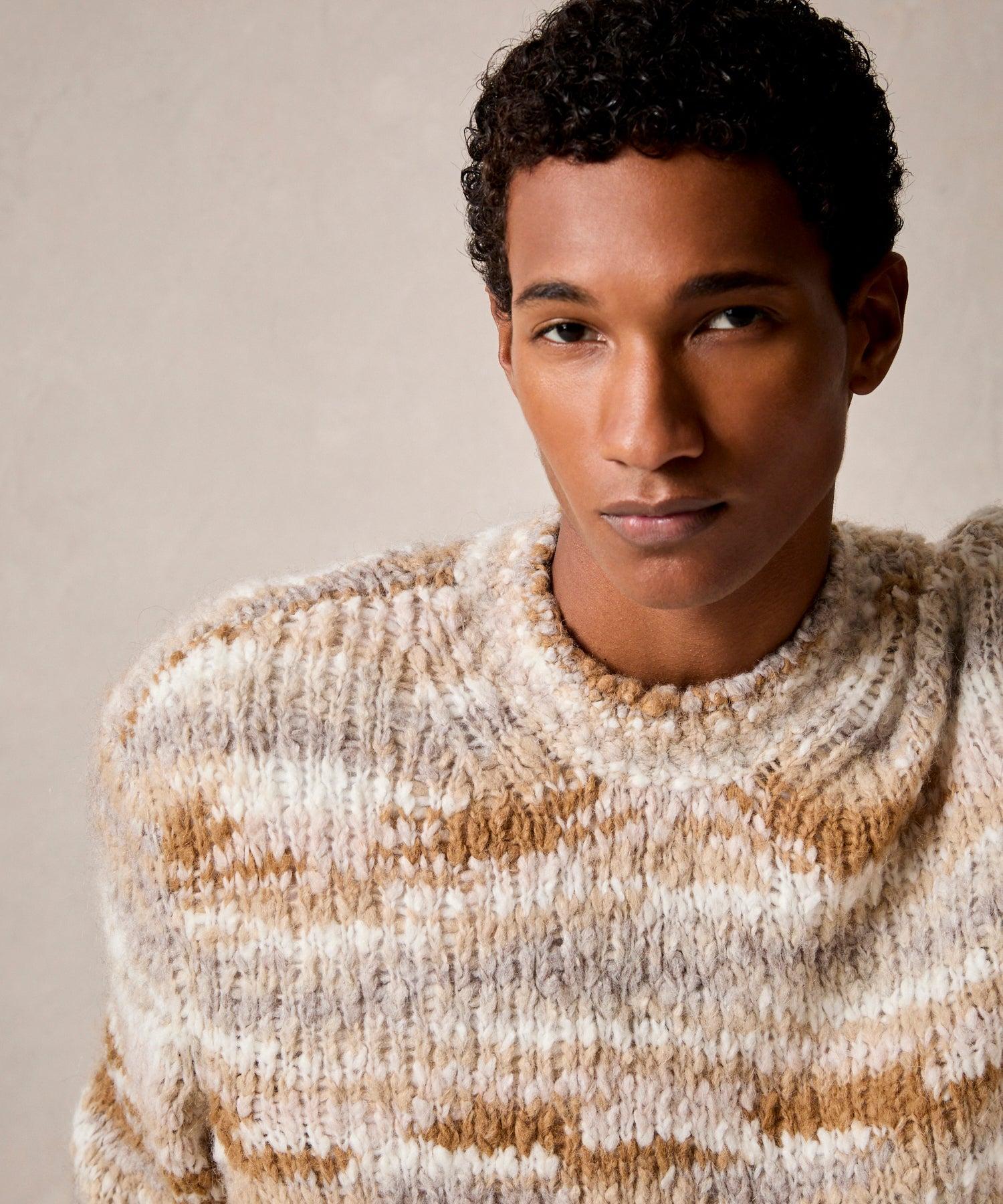 Spacedyed Crewneck Sweater in Vintage Brown Product Image