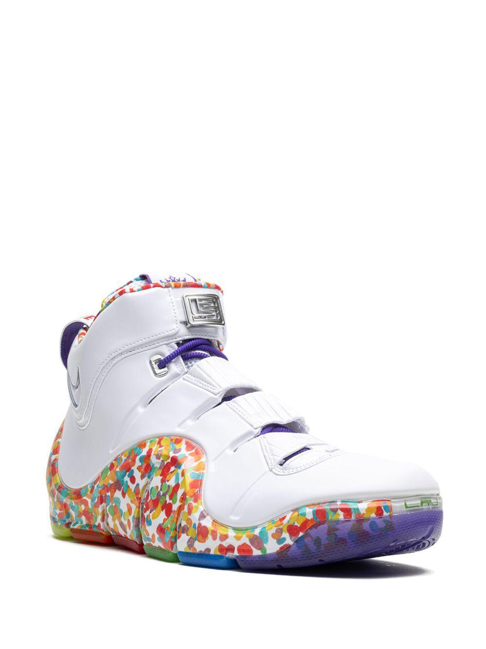 NIKE Mens  Zoom Lebron Iv In White Product Image