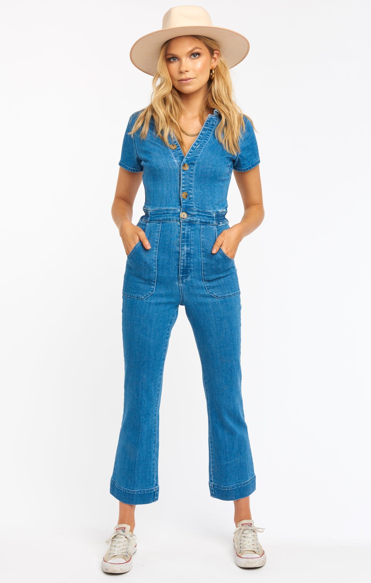 Emery Jumpsuit ~ French Blue Product Image