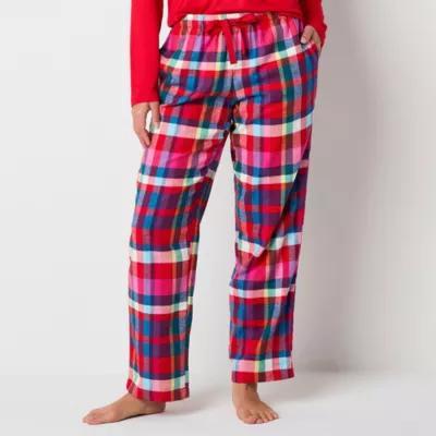 Sleep Chic Womens Tall Flannel Pajama Pants Product Image