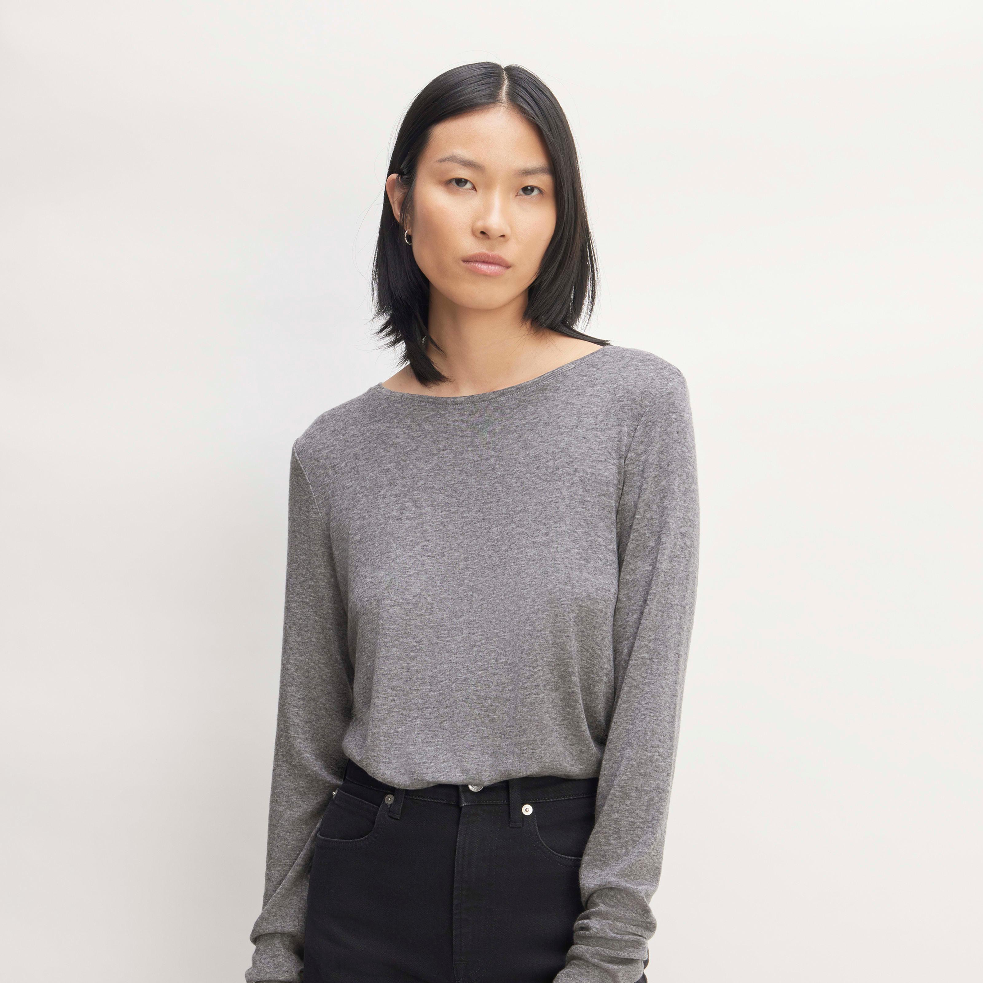 Womens Long-Sleeve T-Shirt in Butterluxe by Everlane Product Image