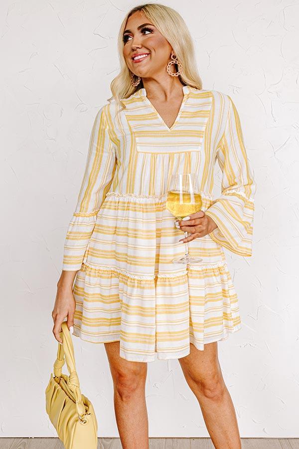 Florida Bound Shift Dress In Marigold product image