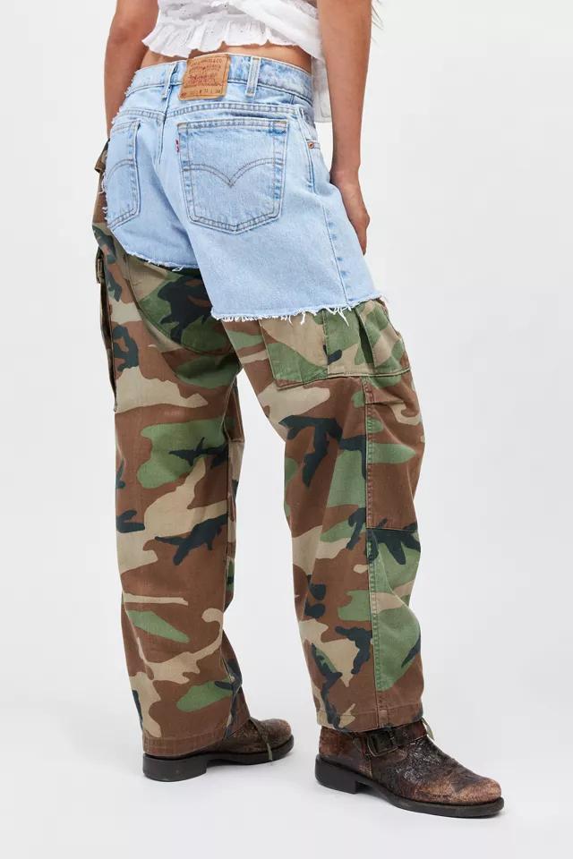 Urban Renewal Remade Spliced Camo Denim Pant Product Image