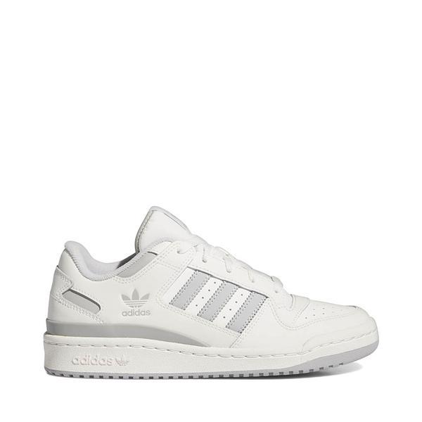 Womens adidas Forum Low CL Athletic Shoe - Cloud White / Grey Product Image