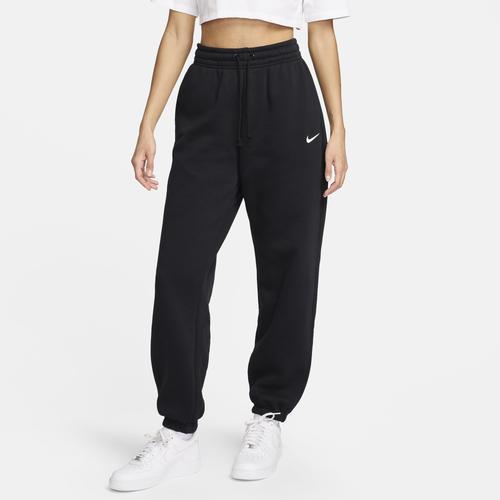 Nike Womens Nike Phoenix HR OS Pants - Womens Black/White Product Image