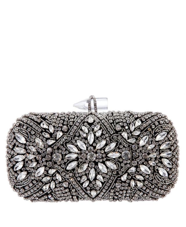 Womens Crystal Embellished Minaudiere Product Image