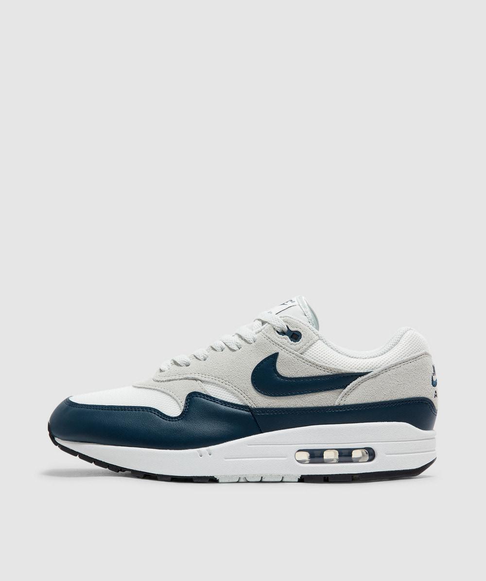 NIKE Mens  Air Max 1 Ess In Summit White/armory Navy Product Image