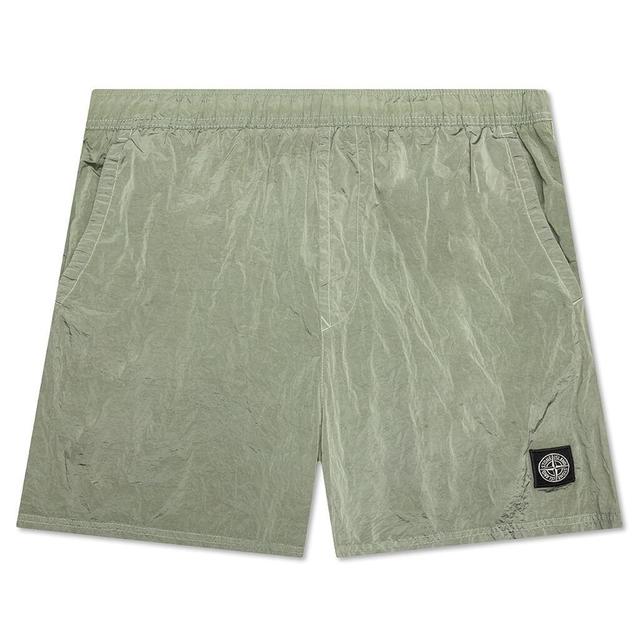 Nylon Metal Shorts - Light Green Male Product Image