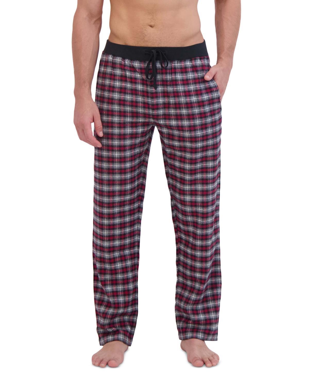 Hanes Mens Ultimate Ultra Soft Plaid Flannel Pajama Pants Product Image