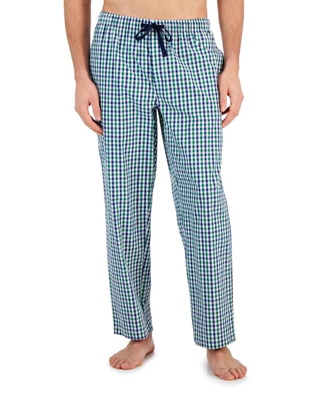 Club Room Mens Regular-Fit Gingham Check Pajama Pants, Created for Macys Product Image