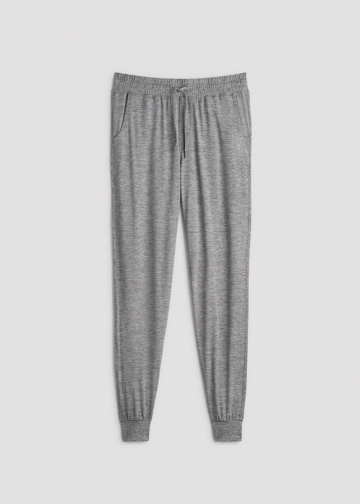 Weekender Stretch Lounge Joggers for Tall Men in Heathered Grey Male Product Image