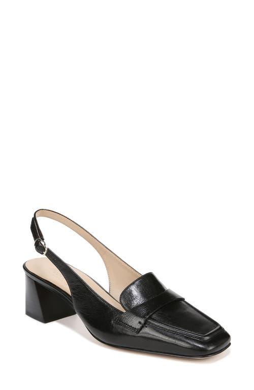 Naturalizer 27 EDIT Hunny Leather Square Toe Slingback Loafer Pumps Product Image