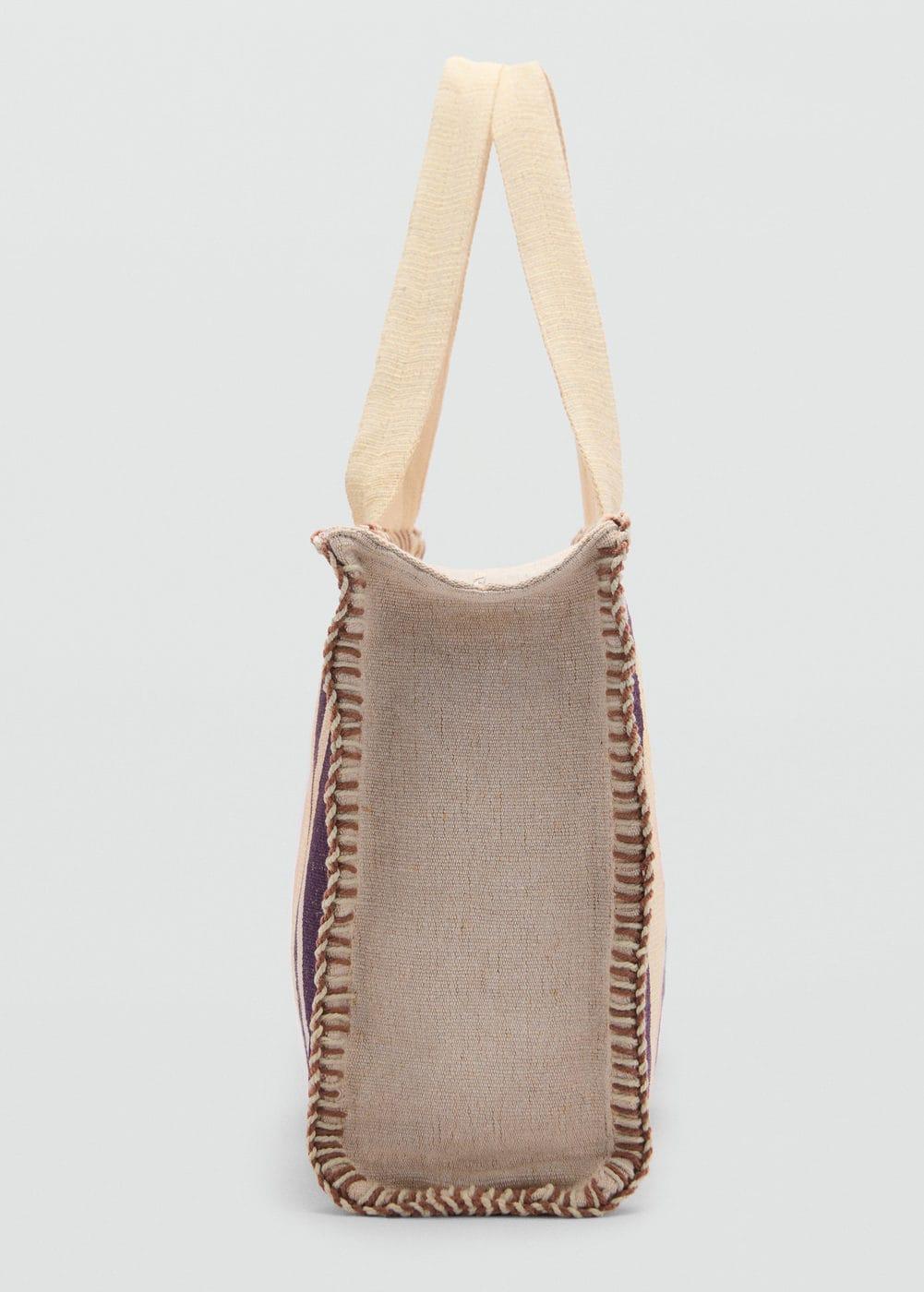 MANGO - Jute shopper bag - One size - Women Product Image