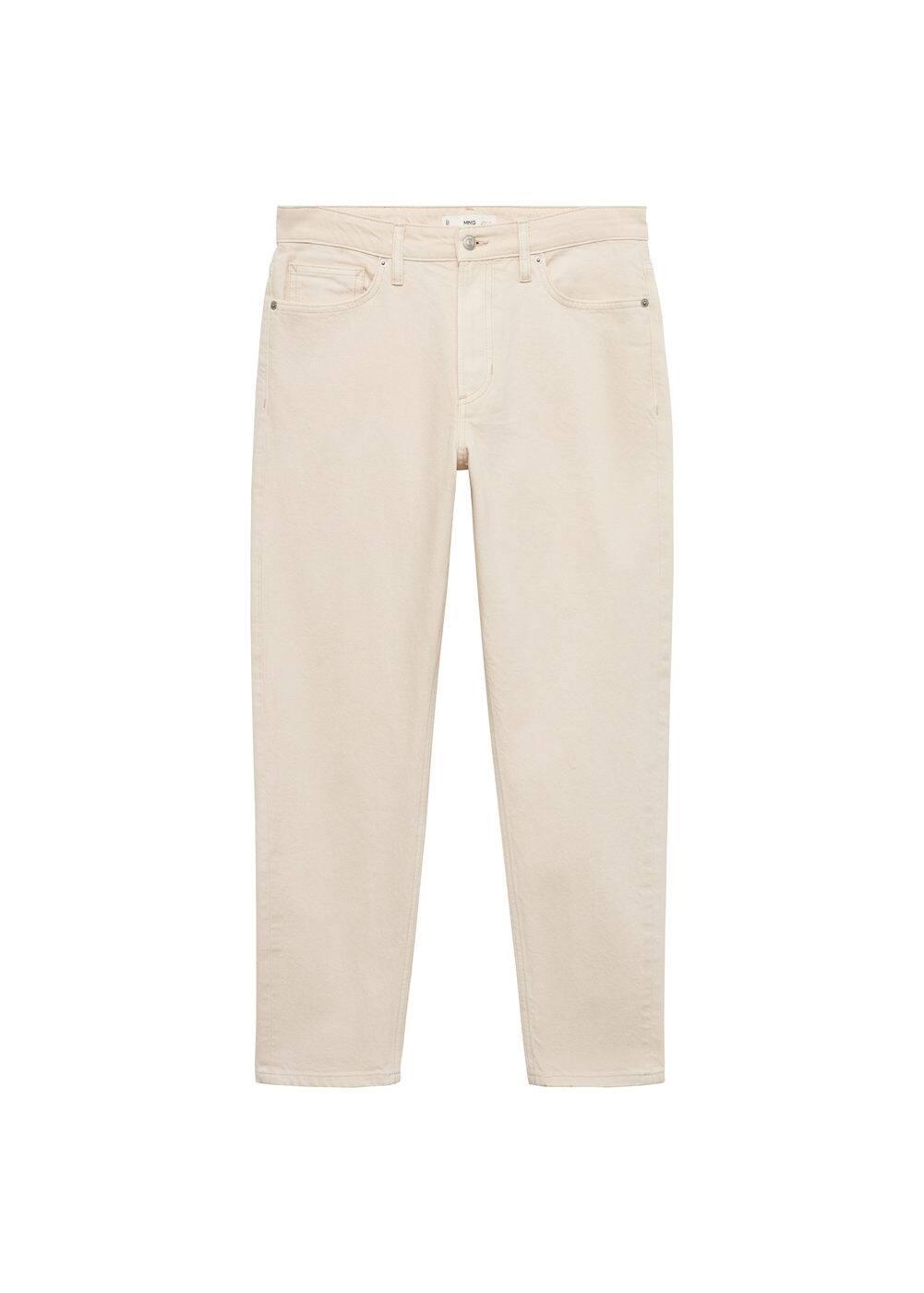 MANGO MAN - Ben tapered fit jeans ecruMen Product Image