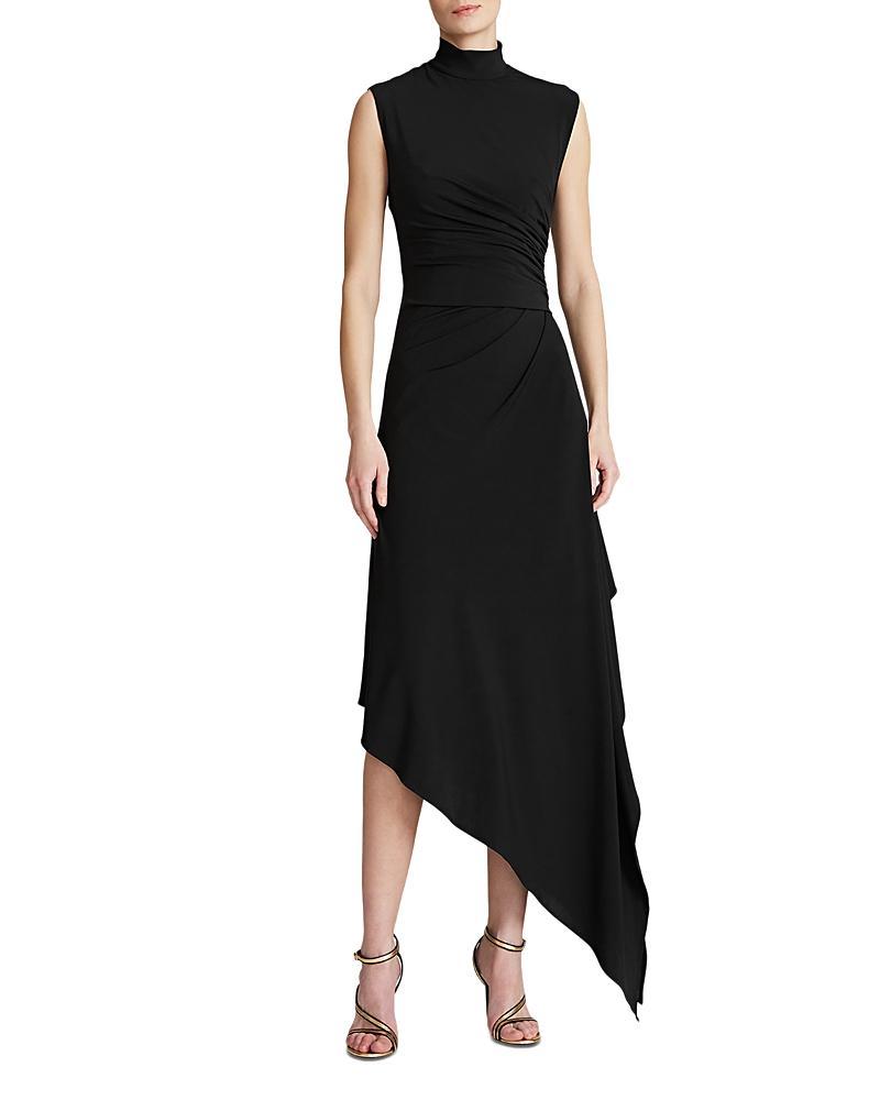 Womens Layla Jersey Asymmetric Drape Dress Product Image