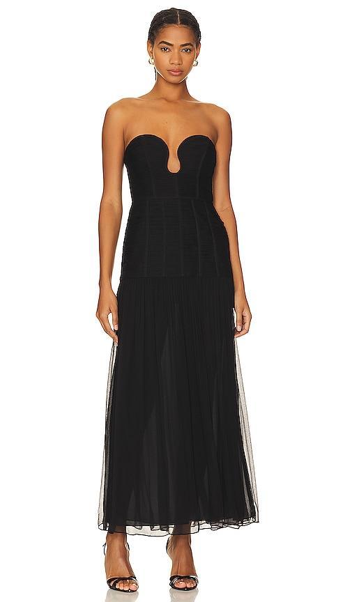 Isola Strapless Midi Dress Product Image