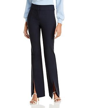 Womens Maeve Slit-Hem Flare Trousers Product Image