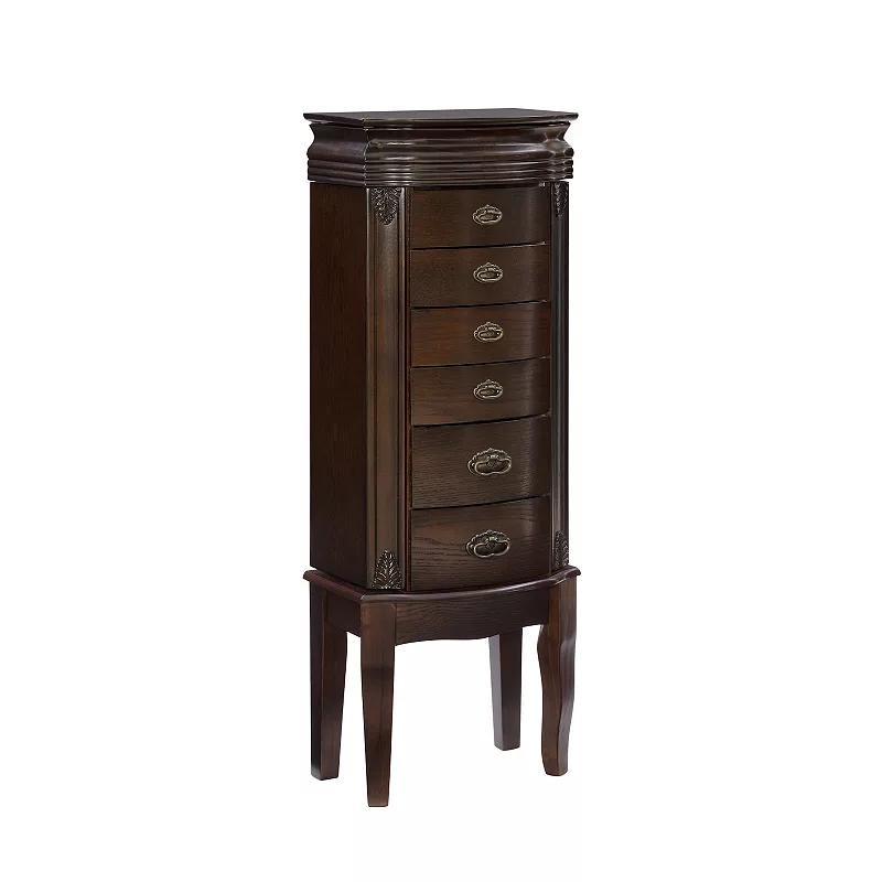 Classic Jewelry Armoire, Womens, Brown Product Image