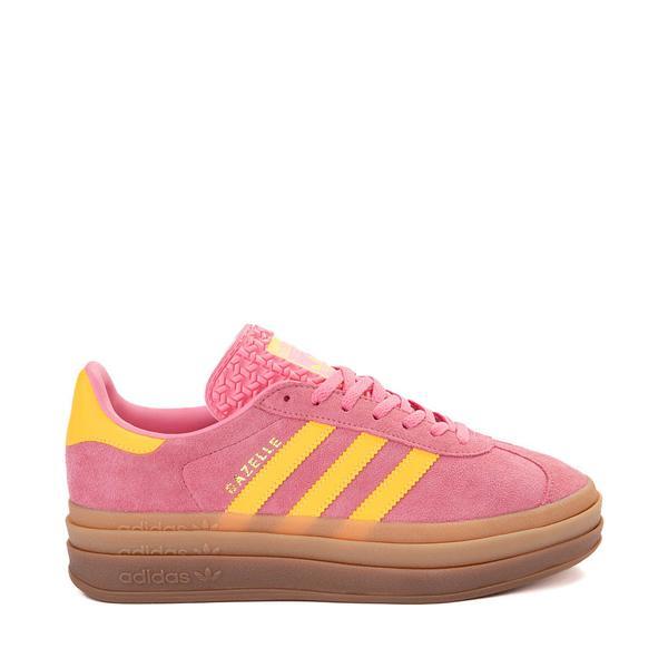 Womens adidas Gazelle Bold Athletic Shoe - Bliss / Spark Yellow / Gum Product Image