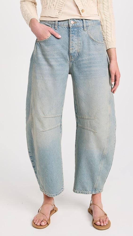 Free People Good Luck Barrel Leg Jeans | Shopbop Product Image